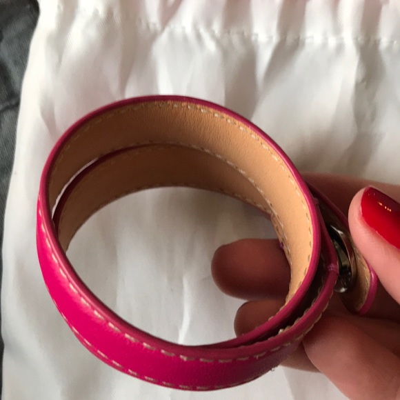Coach leather wrap bracelet. NWOT - Picture 6 of 6